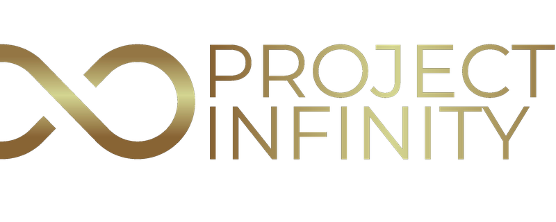 Project Infinity logo — gold infinity symbol with PROJECT INFINITY wordmark